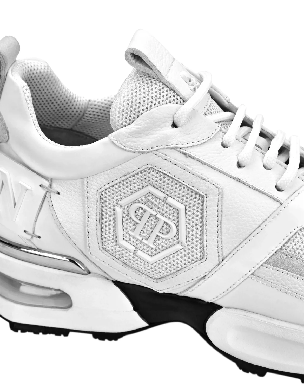 Runner mix materials Hexagon, цвет: Белый