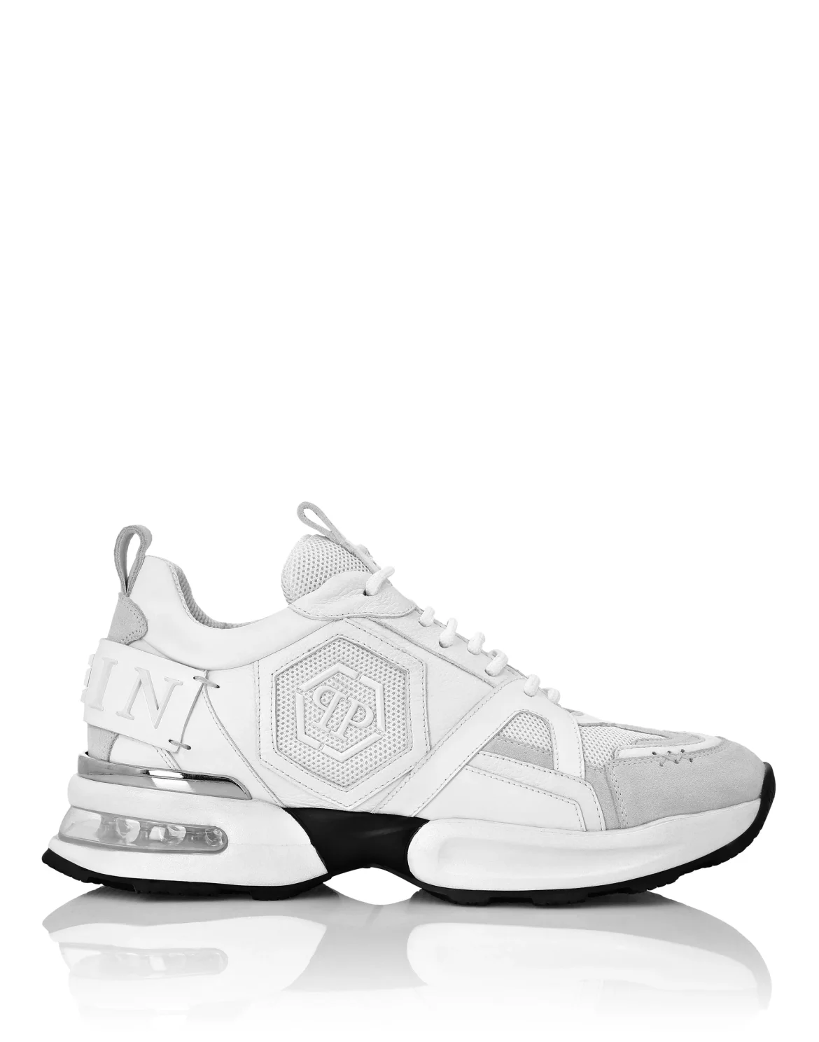 Runner mix materials Hexagon, цвет: Белый