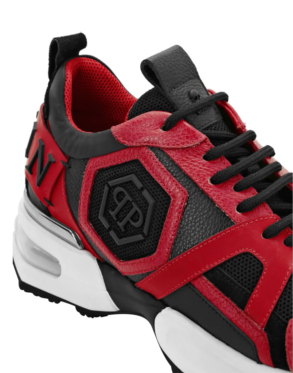 Runner mix materials Hexagon, цвет: Красный