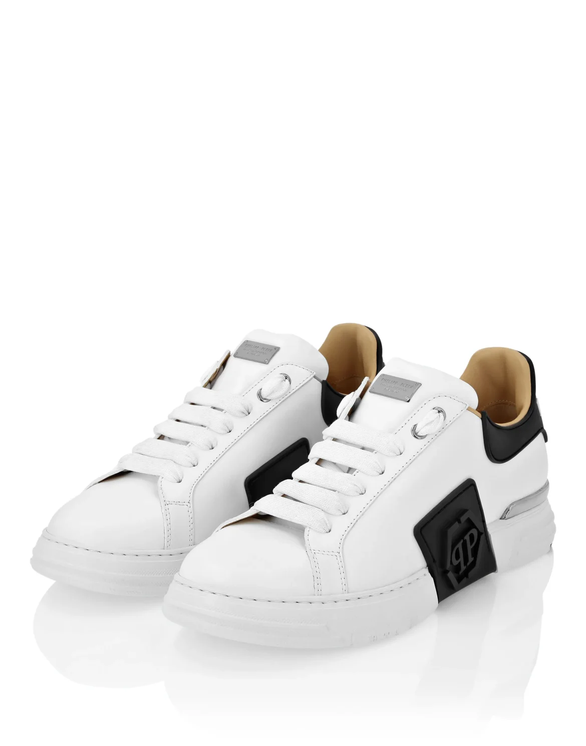 Lo-Top Leather Sneakers Phantom Kick$, цвет: Белый
