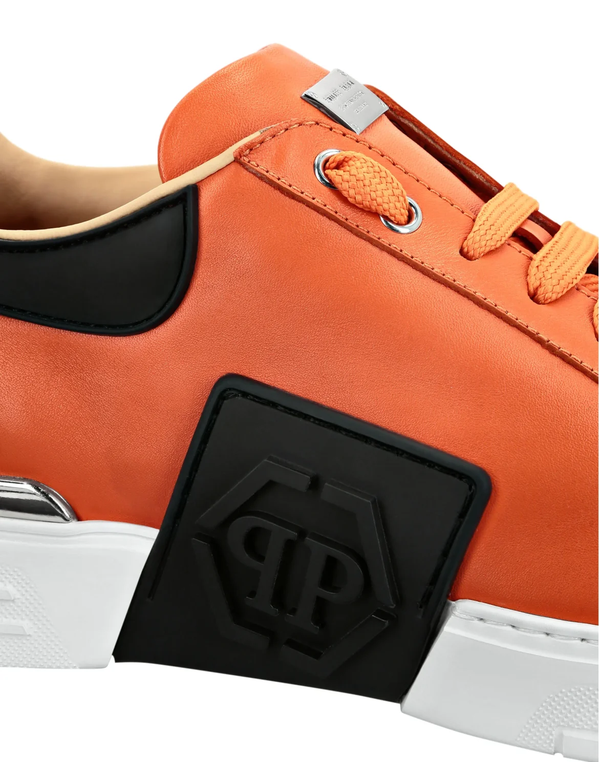 Lo-Top Leather Sneakers Phantom Kick$, цвет: Оранжевый