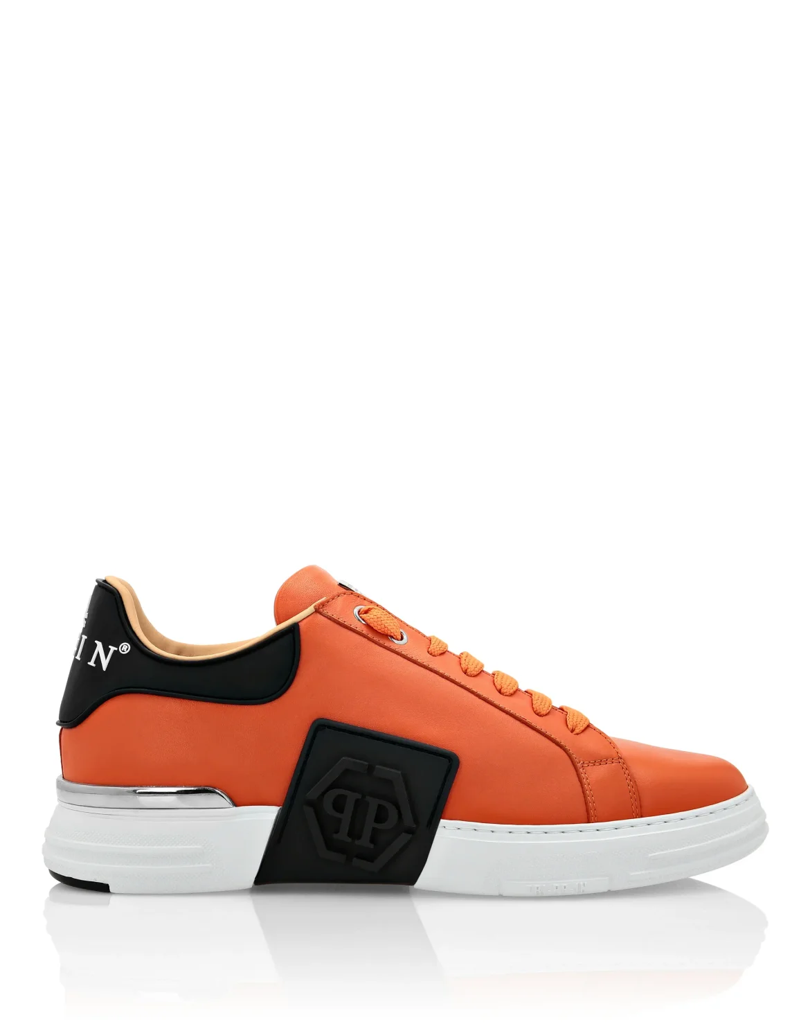Lo-Top Leather Sneakers Phantom Kick$, цвет: Оранжевый