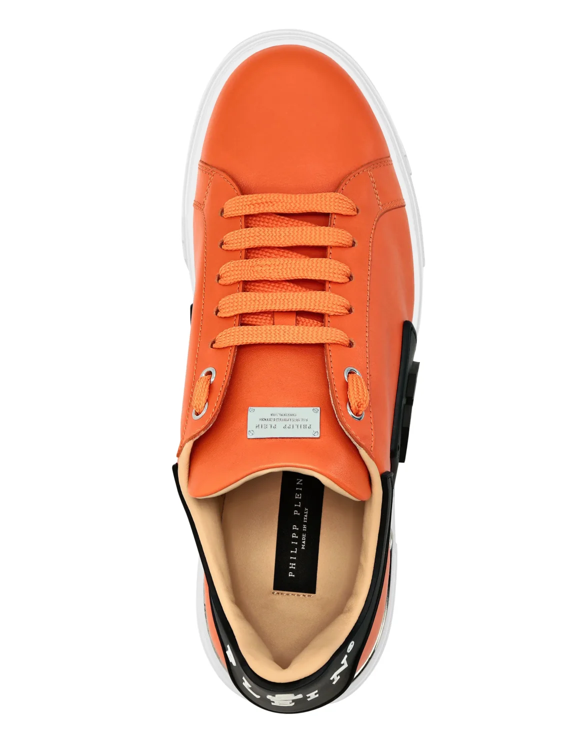 Lo-Top Leather Sneakers Phantom Kick$, цвет: Оранжевый
