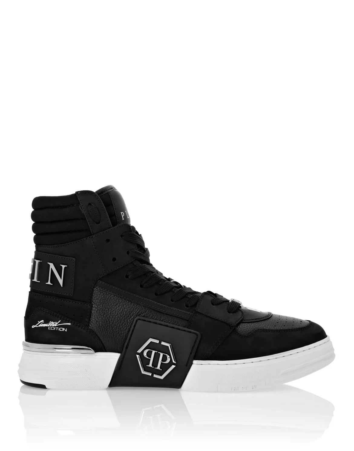 HI-TOP SNEAKERS PHANTOM KICK$ Platinum HEXAGON, цвет: Черный