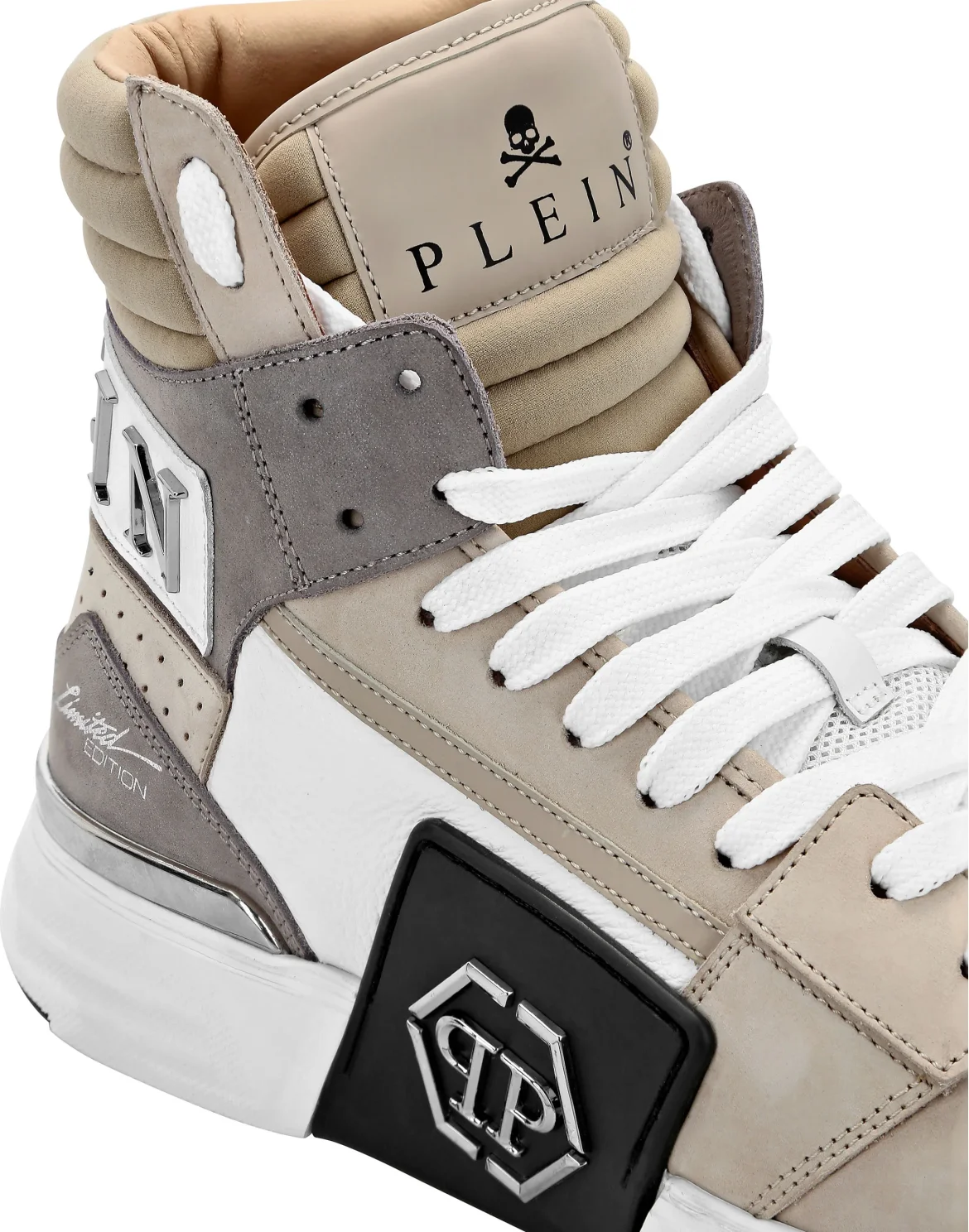 HI-TOP SNEAKERS PHANTOM KICK$ Platinum HEXAGON, цвет: Бежевый