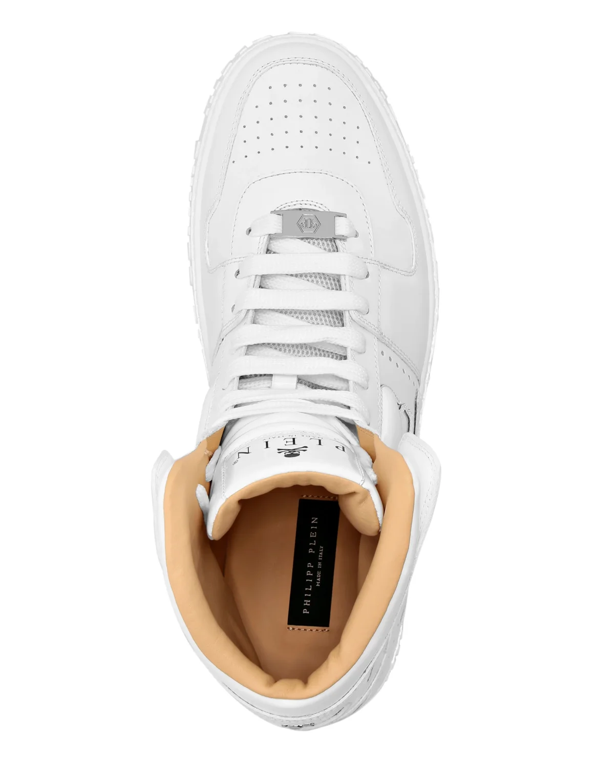 HI-TOP SNEAKERS NOTORIOUS PATENT SKULL, цвет: Белый