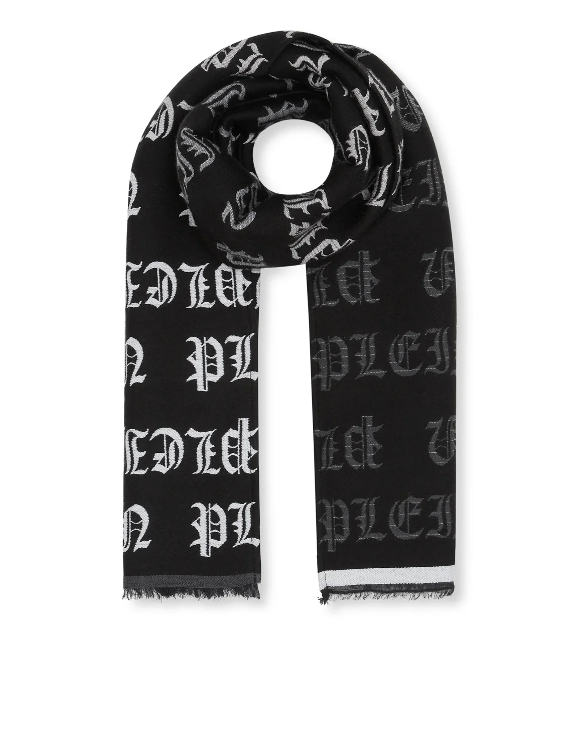 Long Scarf 180X38 Gothic Plein, цвет: Черный