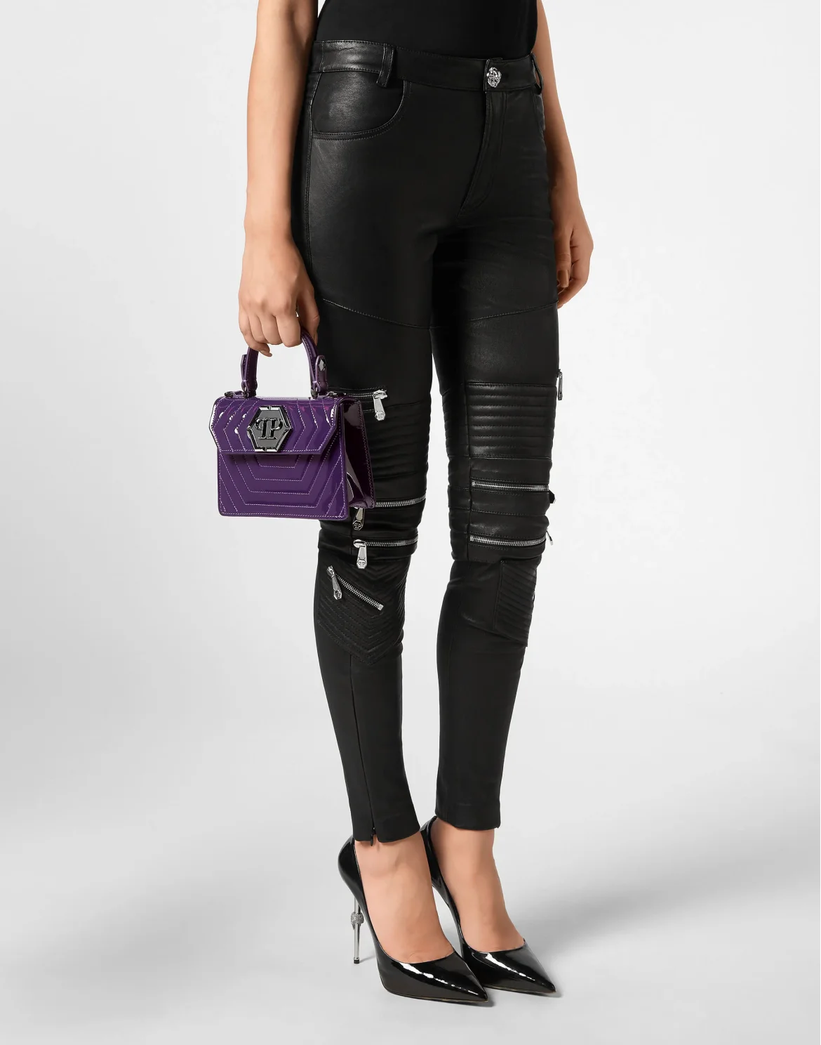 Small Handle Bag Superheroine, цвет: Фиолетовый