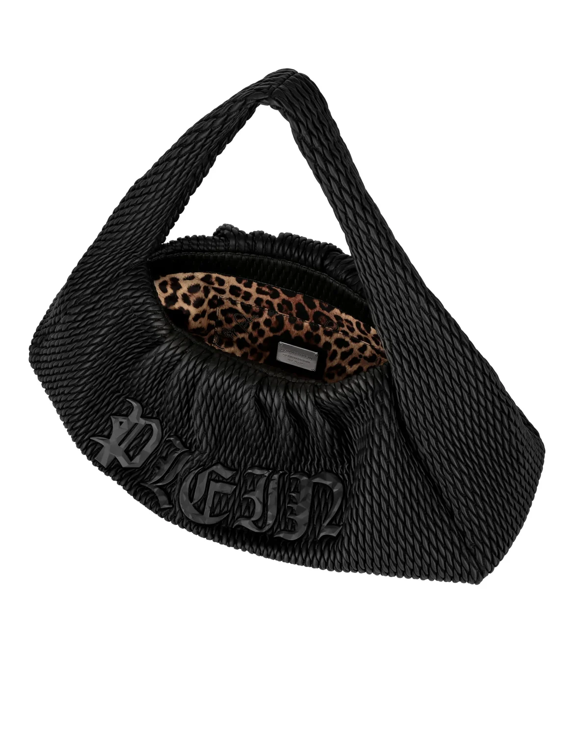Slalom Large Shoulder Bag Gothic Plein, цвет: Черный