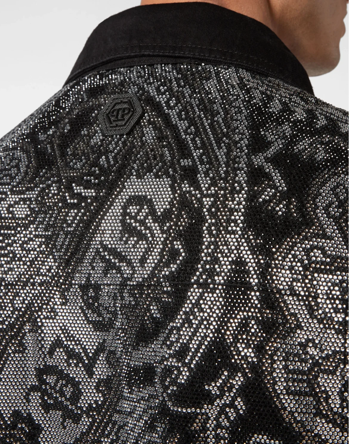 Denim Jacket Paisley Stones, цвет: Черный