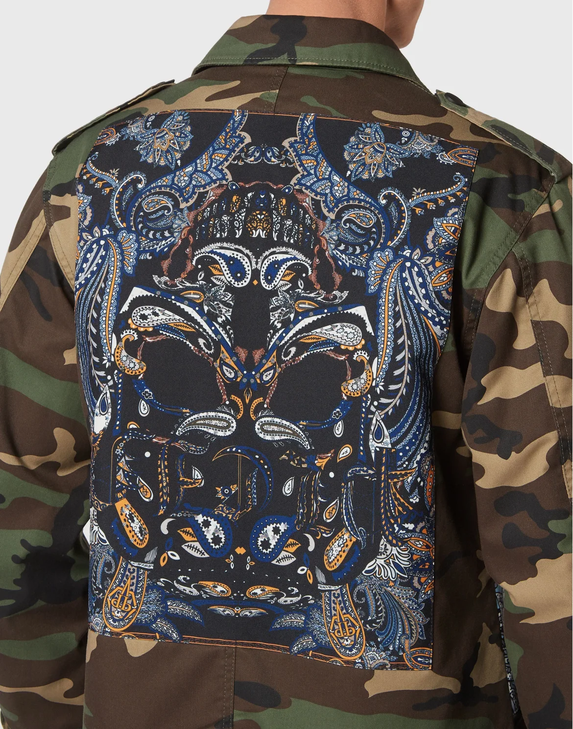 Denim Jacket Paisley Foulard, цвет: Камуфляж