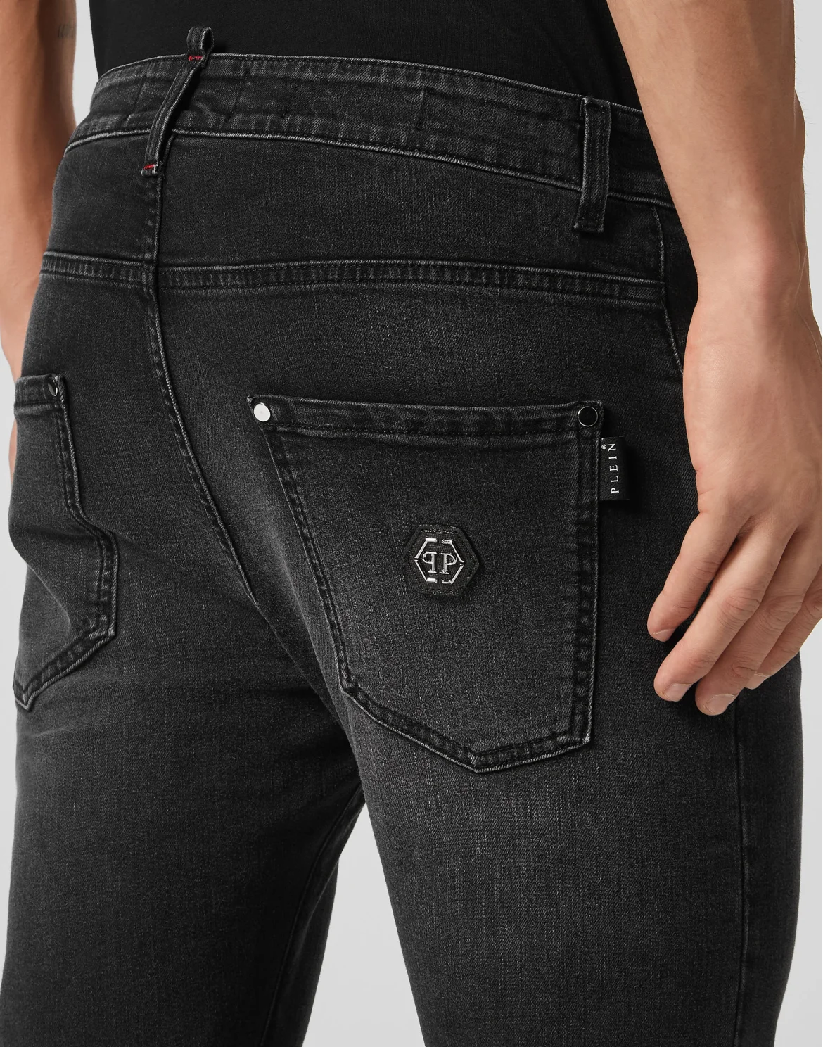 Denim Trousers Skinny Fit, цвет: Черный