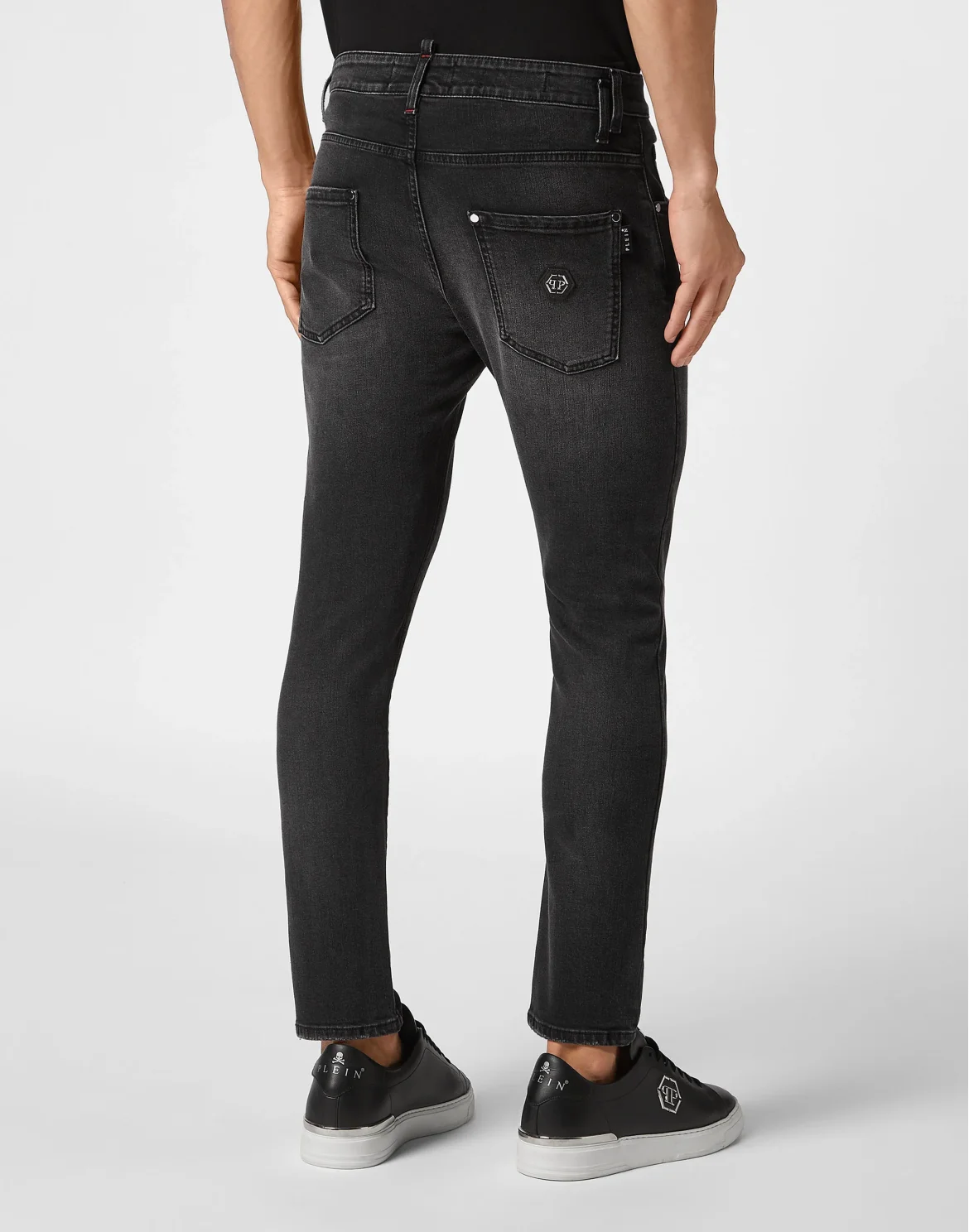 Denim Trousers Skinny Fit, цвет: Черный