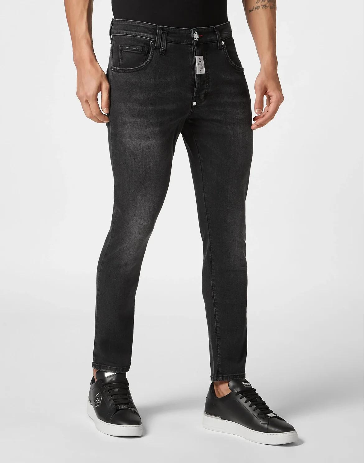 Denim Trousers Skinny Fit, цвет: Черный
