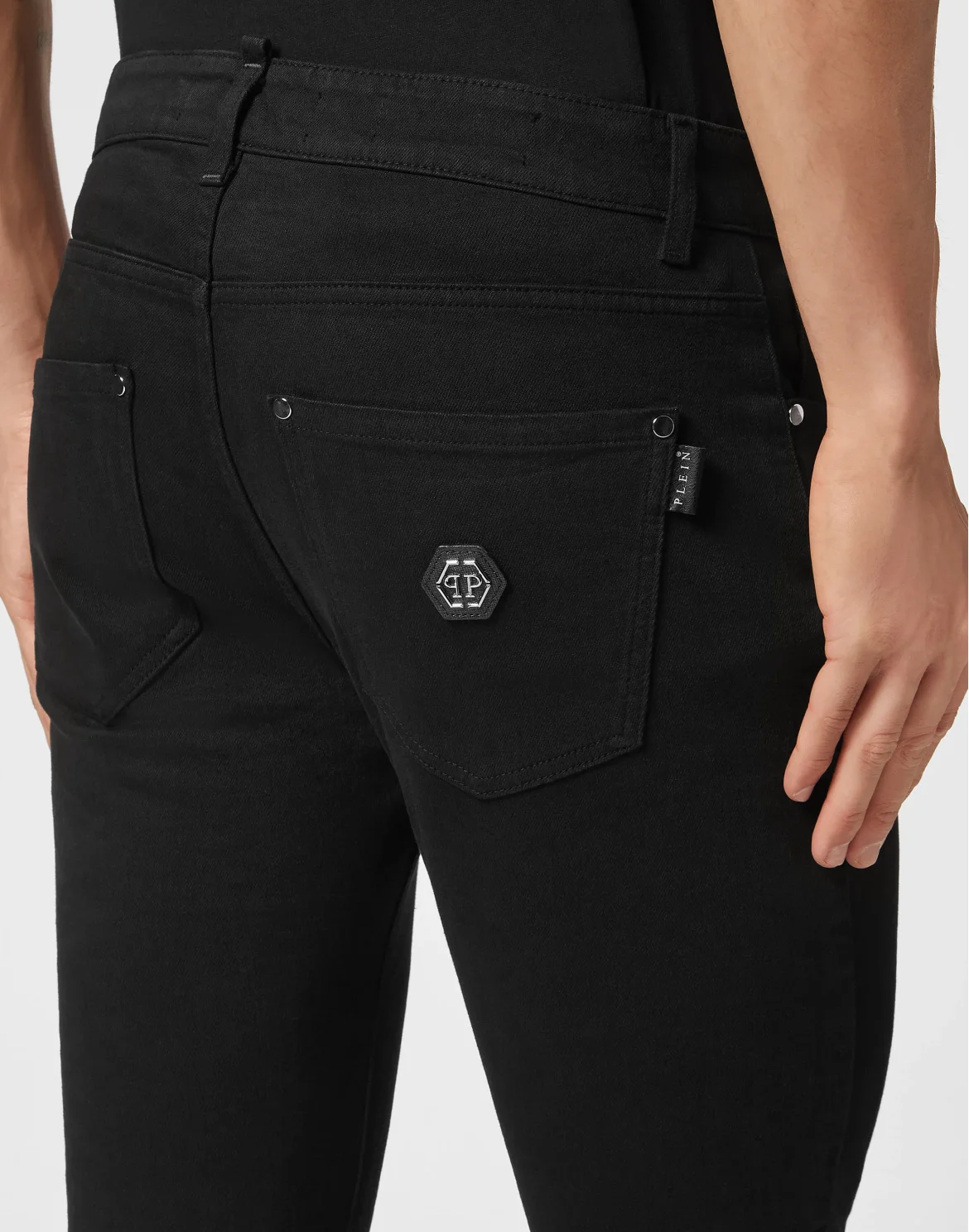 Denim Trousers Super Fit, цвет: Черный