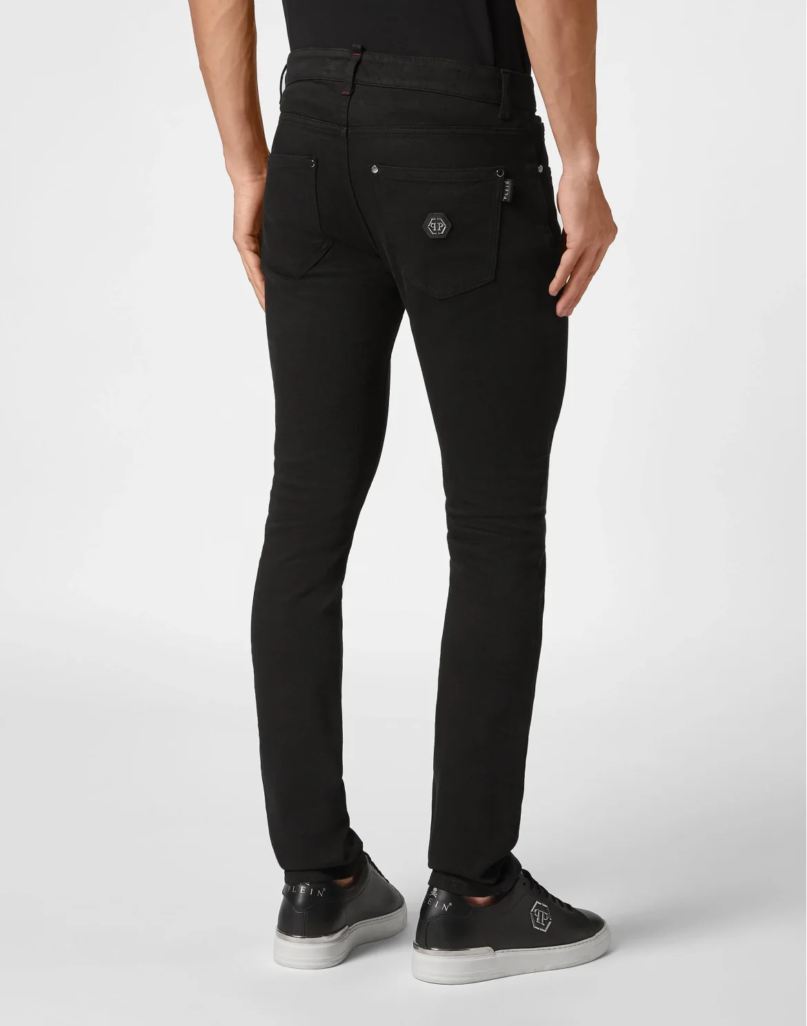 Denim Trousers Super Fit, цвет: Черный