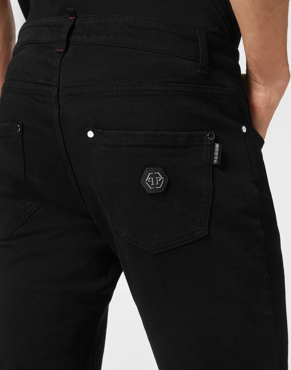 Denim Trousers Super Straight Cut, цвет: Черный