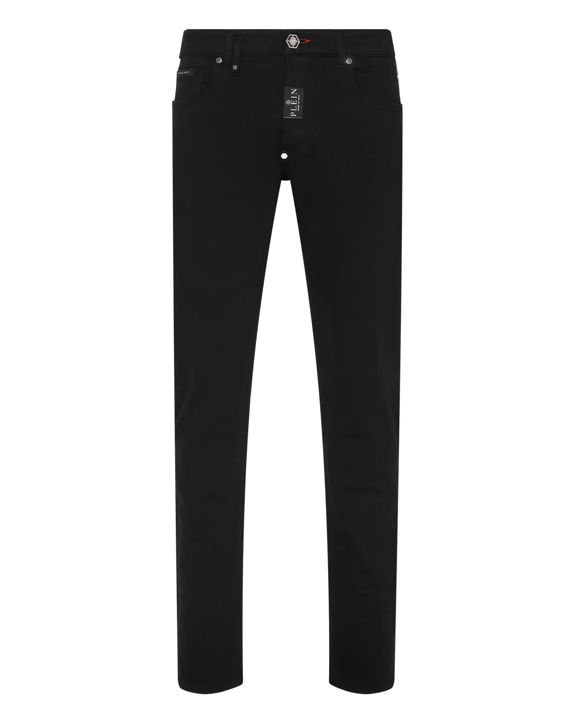 Denim Trousers Super Straight Cut, цвет: Черный