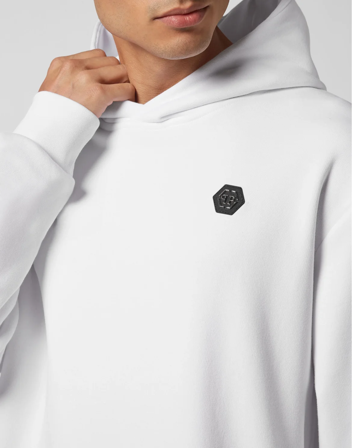 Hoodie sweatshirt Hexagon, цвет: Белый