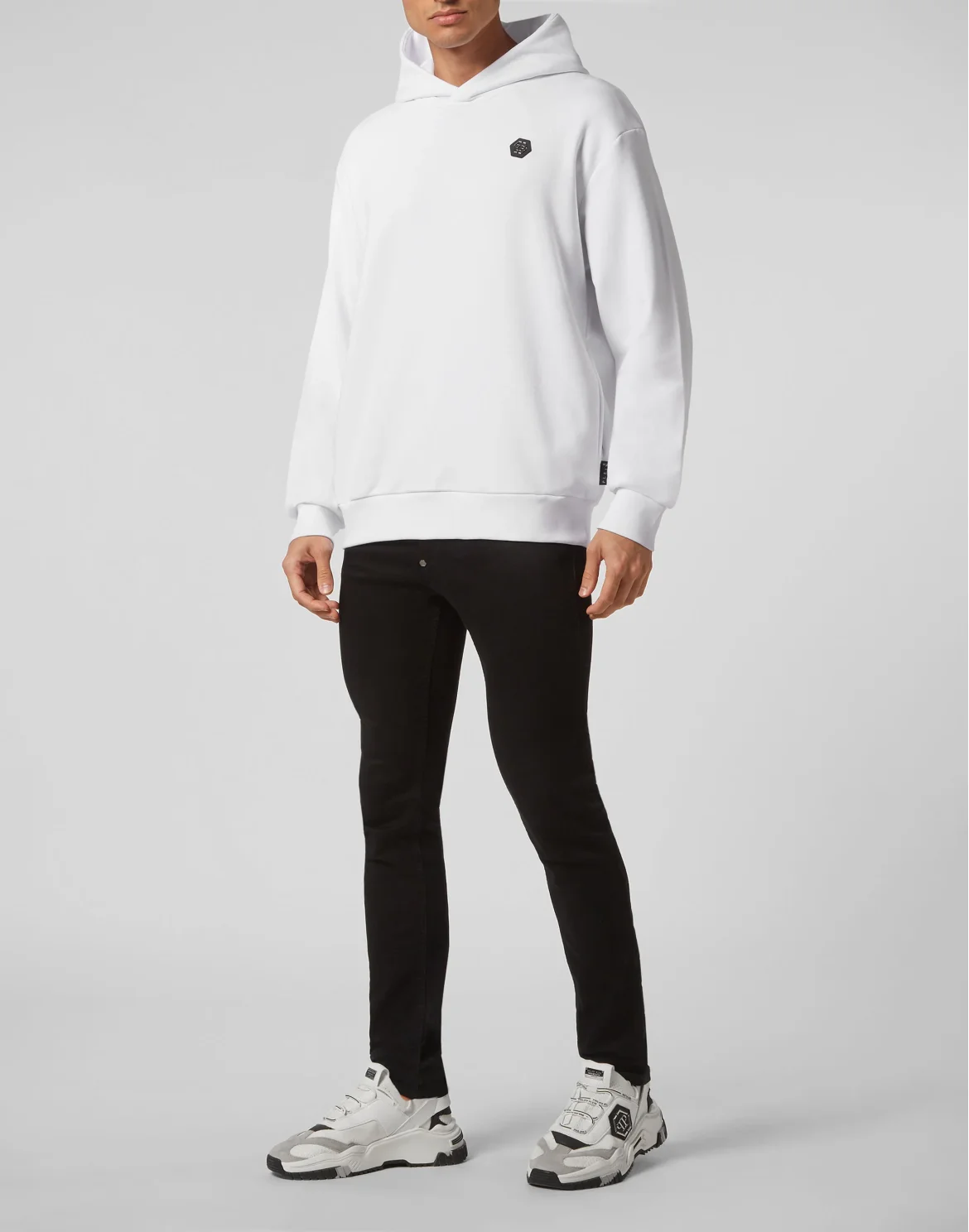 Hoodie sweatshirt Hexagon, цвет: Белый