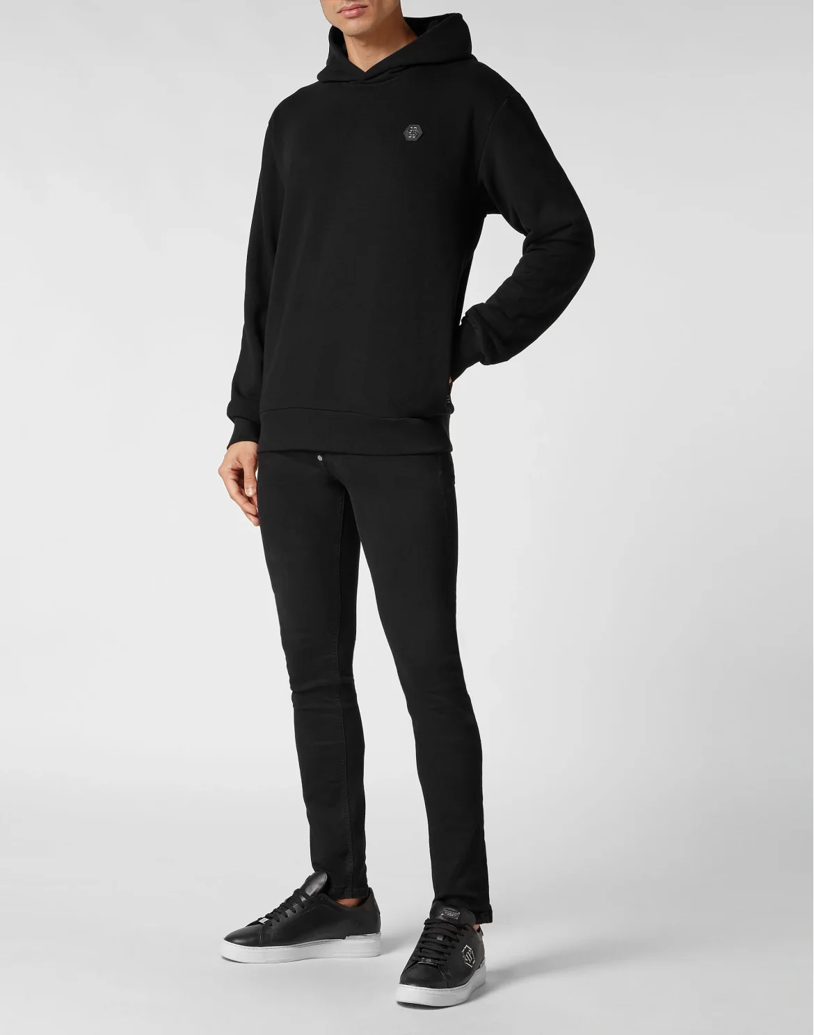 Hoodie sweatshirt Hexagon, цвет: Черный