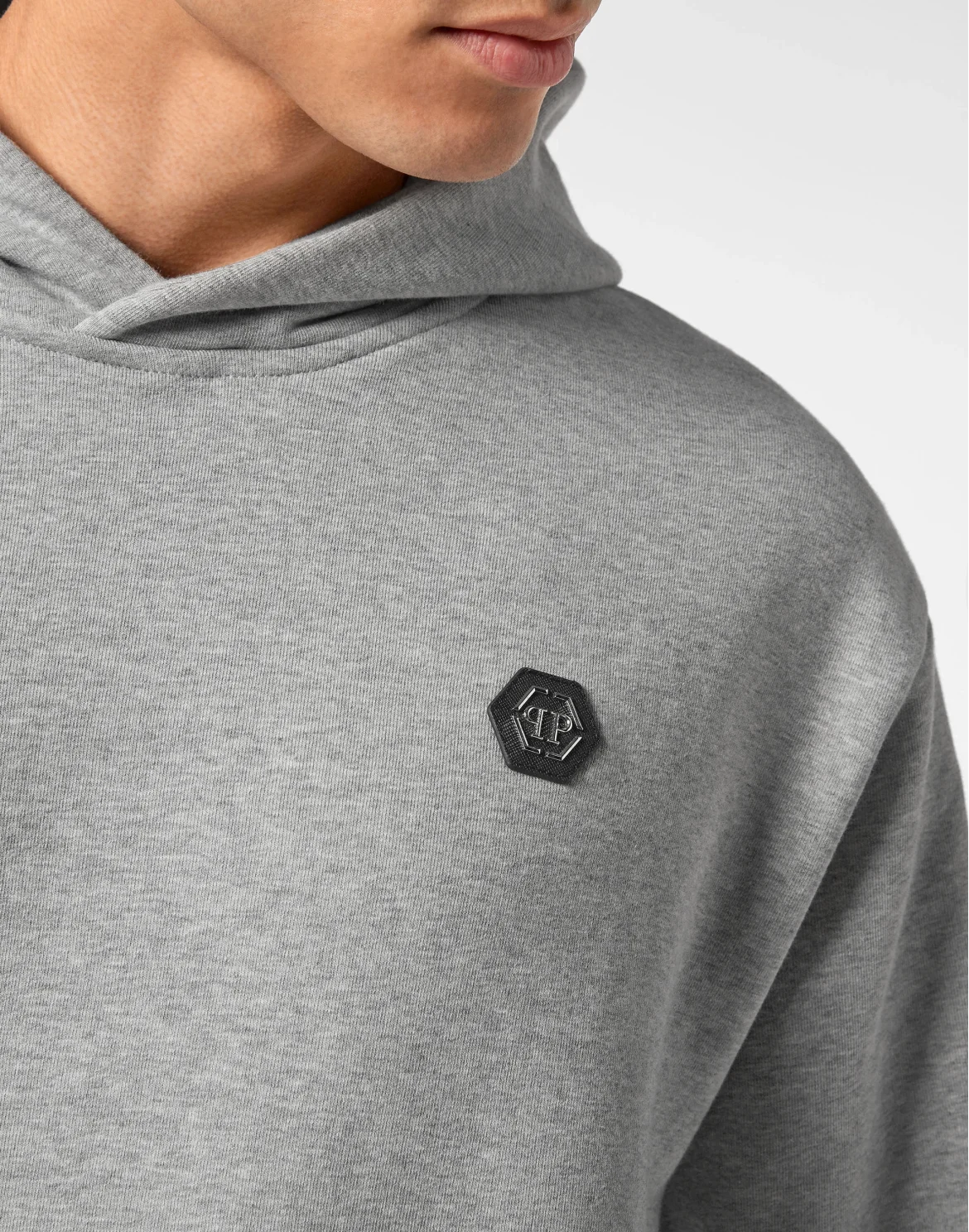 Hoodie sweatshirt Hexagon, цвет: Серый