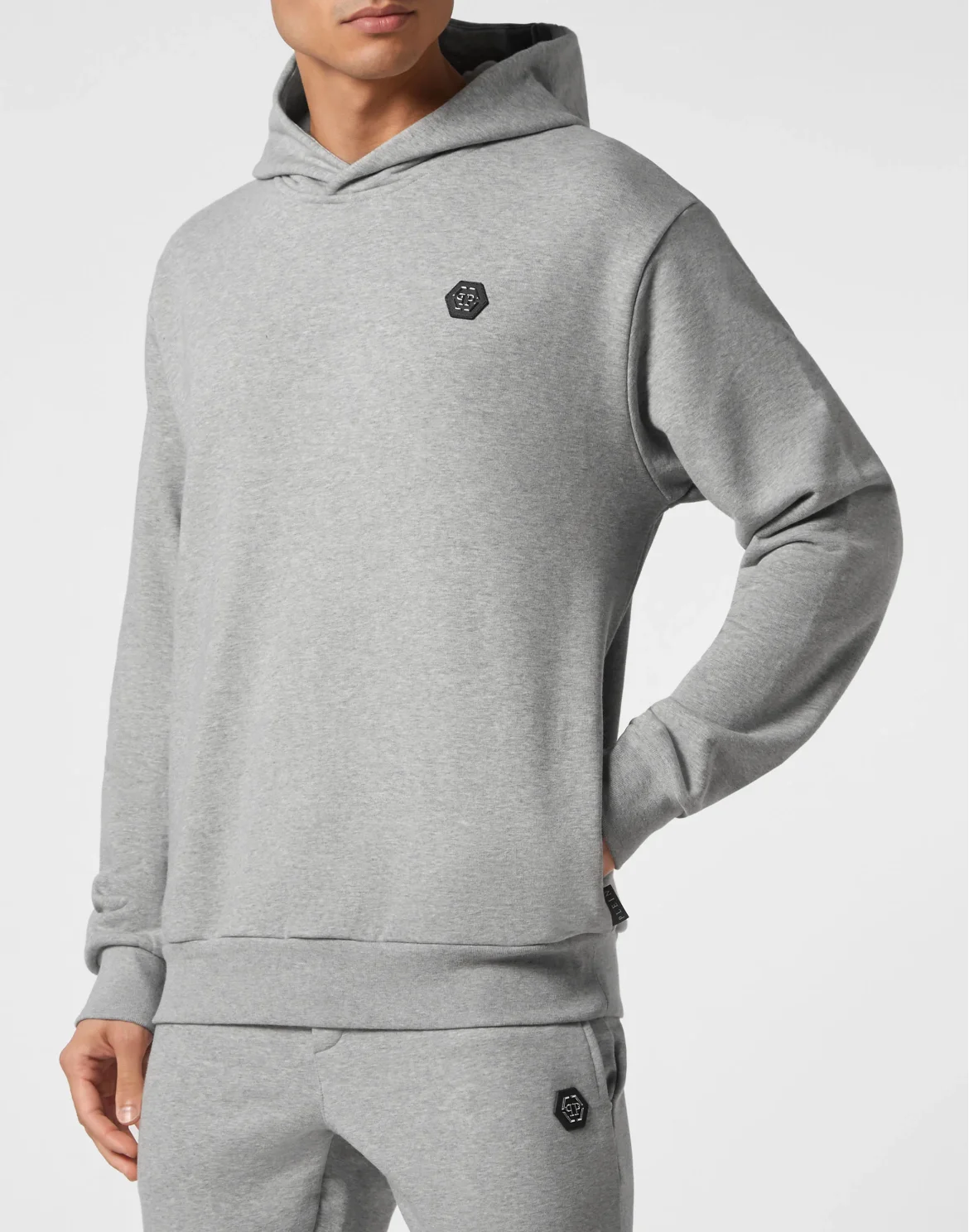 Hoodie sweatshirt Hexagon, цвет: Серый