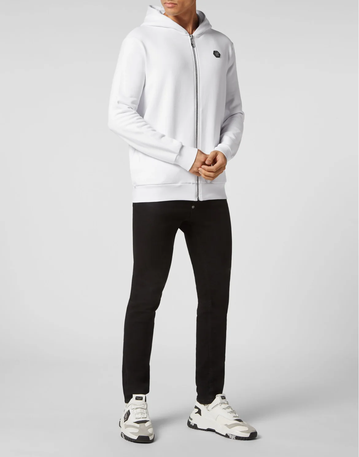 Hoodie sweatshirt Hexagon, цвет: Белый