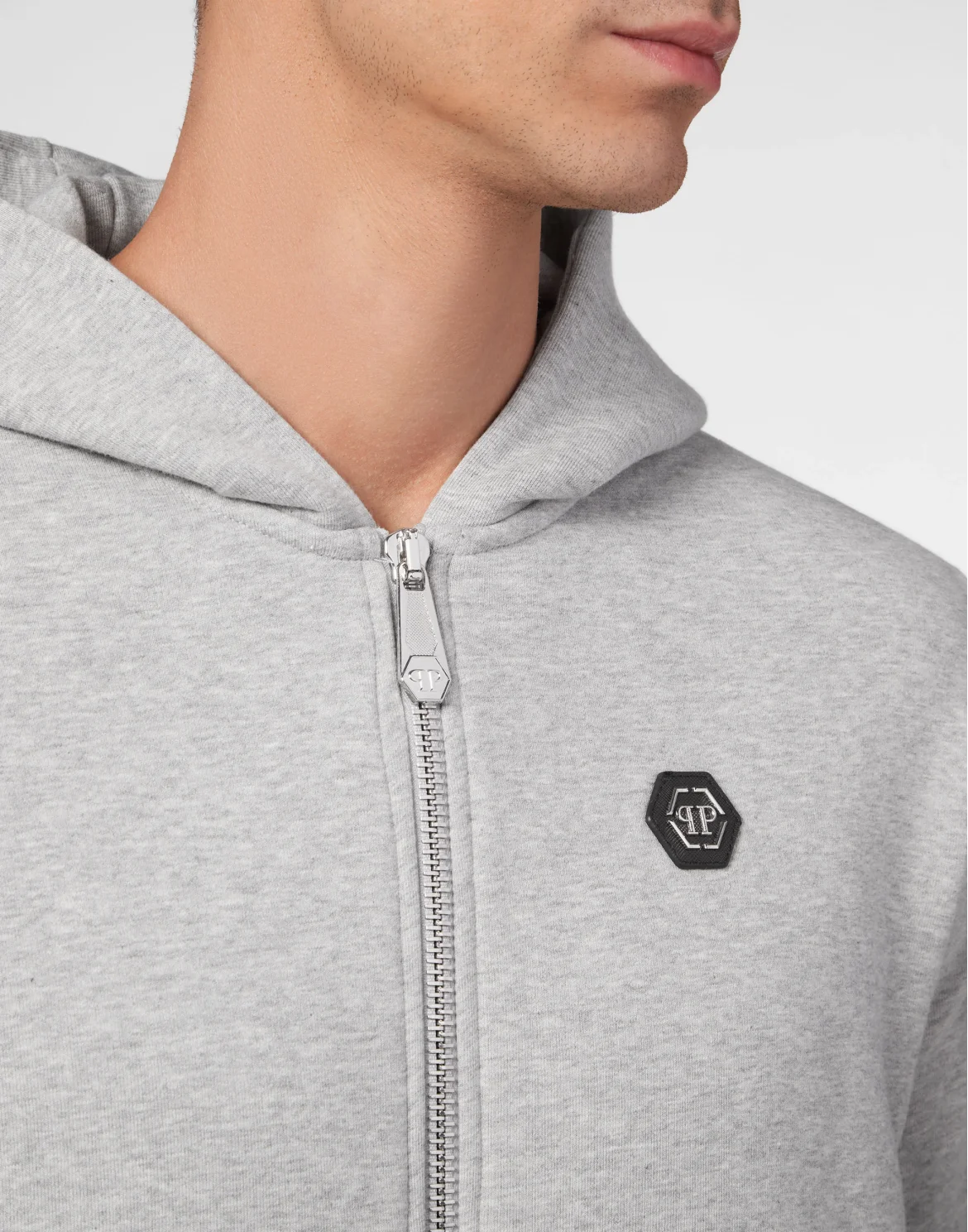 Hoodie sweatshirt Hexagon, цвет: Серый