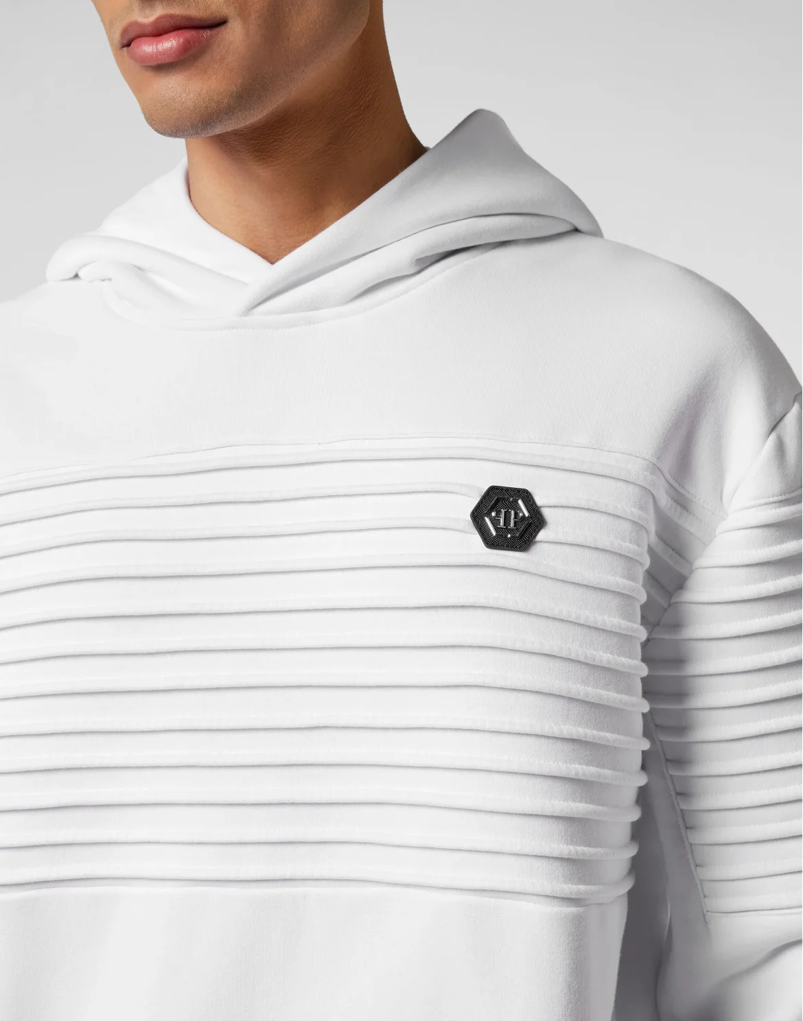 Hoodie sweatshirt Gothic Plein, цвет: Белый