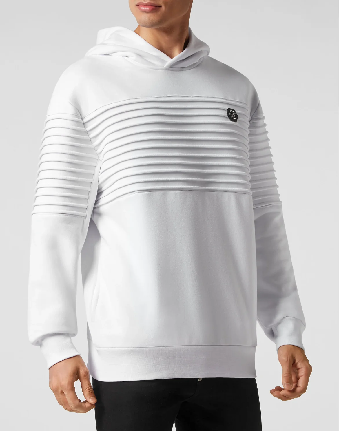 Hoodie sweatshirt Gothic Plein, цвет: Белый