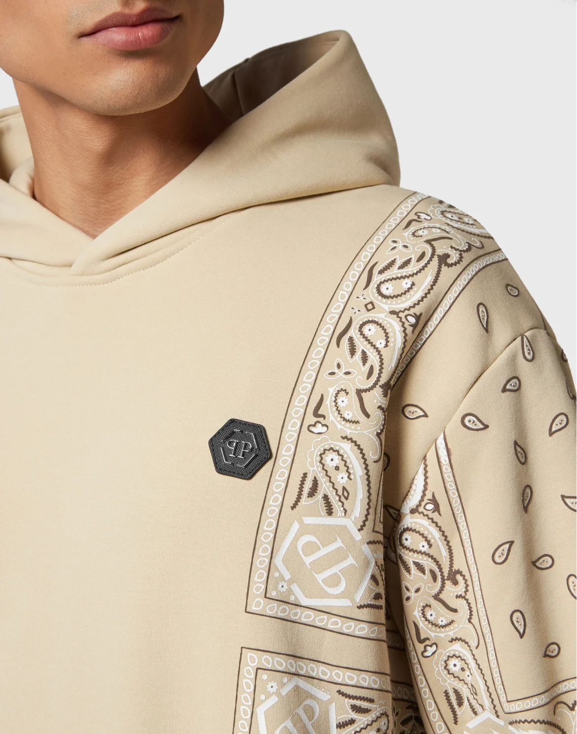 Hoodie sweatshirt Paisley Bandana, цвет: Бежевый