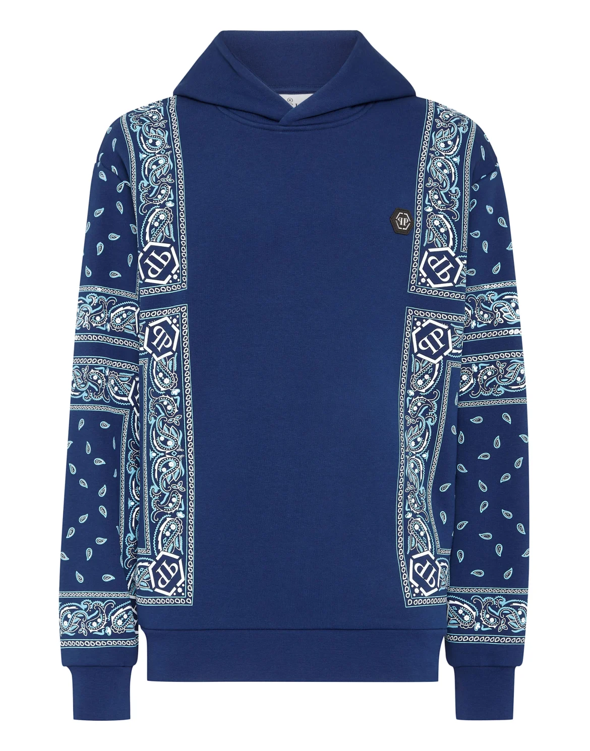 Hoodie sweatshirt Paisley Bandana, цвет: Синий