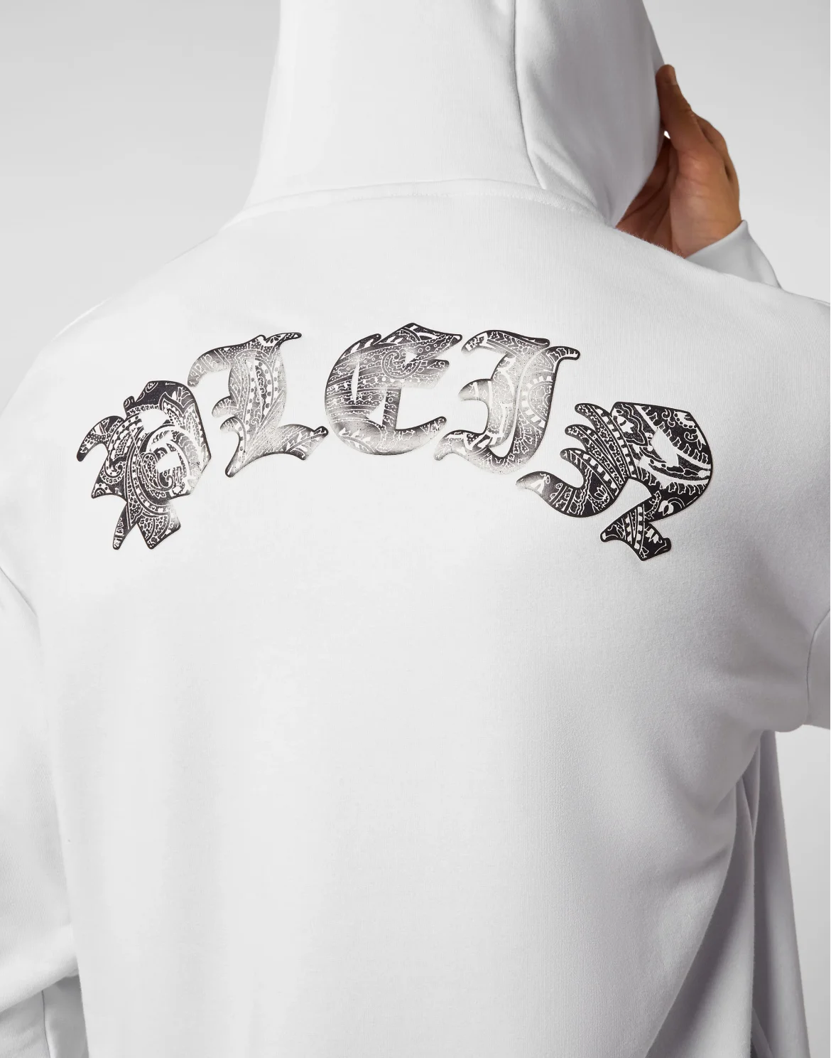 Hoodie sweatshirt Paisley Teddy Bear, цвет: Белый