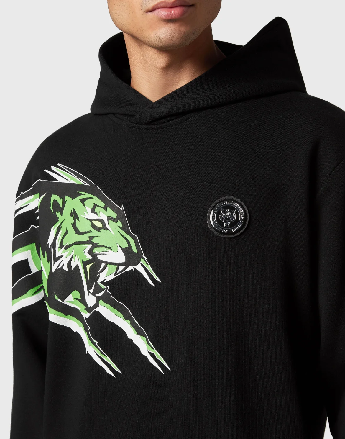 Hoodie Sweatshirt Tiger, цвет: Зеленый