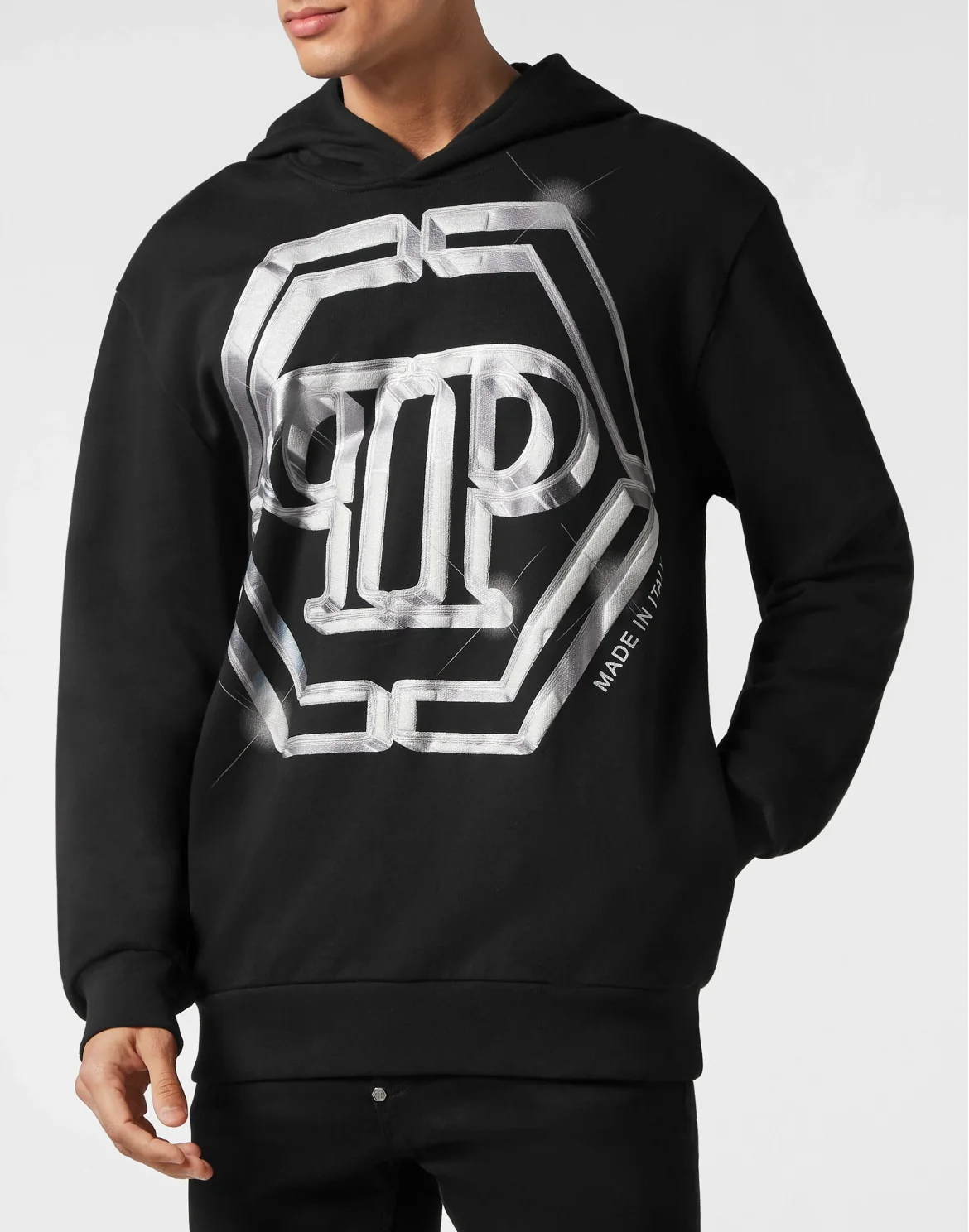 Hoodie Sweatshirt PP Glass, цвет: Черный
