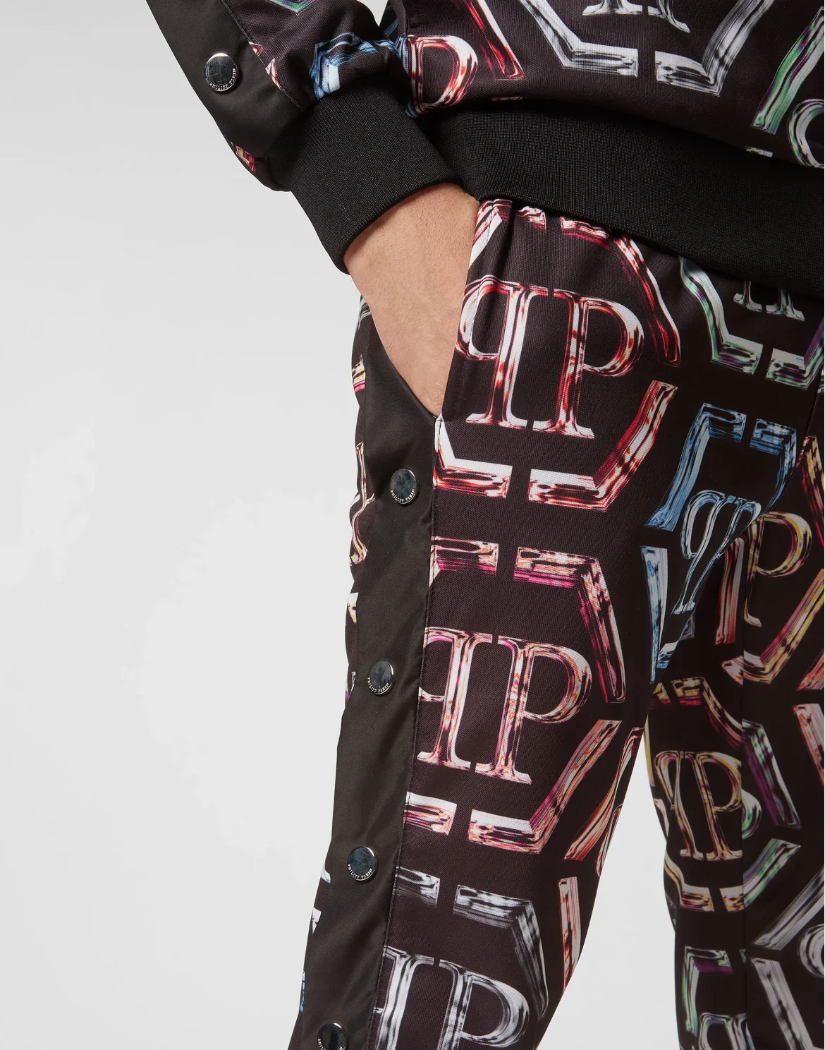 Jogging Tracksuit: Top/Trousers PP Glass, цвет: Черный