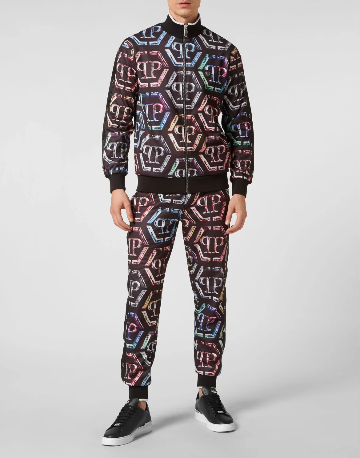 Jogging Tracksuit: Top/Trousers PP Glass, цвет: Черный