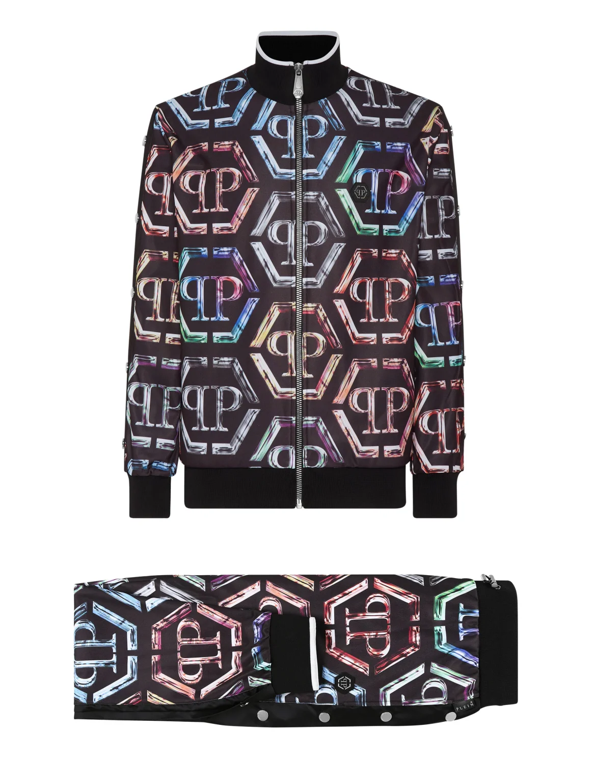 Jogging Tracksuit: Top/Trousers PP Glass, цвет: Черный