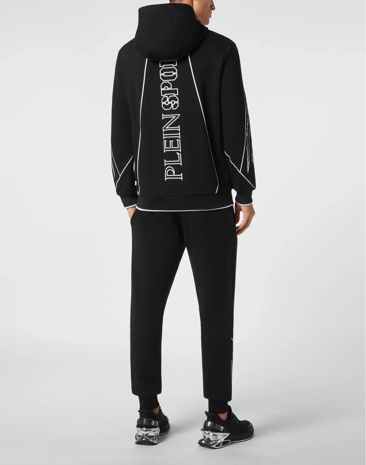 Jogging Tracksuit: Sweatjacket/Trousers Tiger Court Edition, цвет: Черный