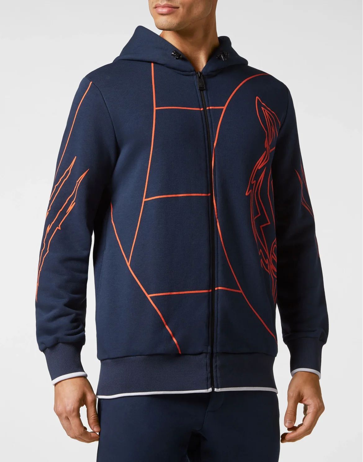 Jogging Tracksuit: Sweatjacket/Trousers Tiger Court Edition, цвет: Синий