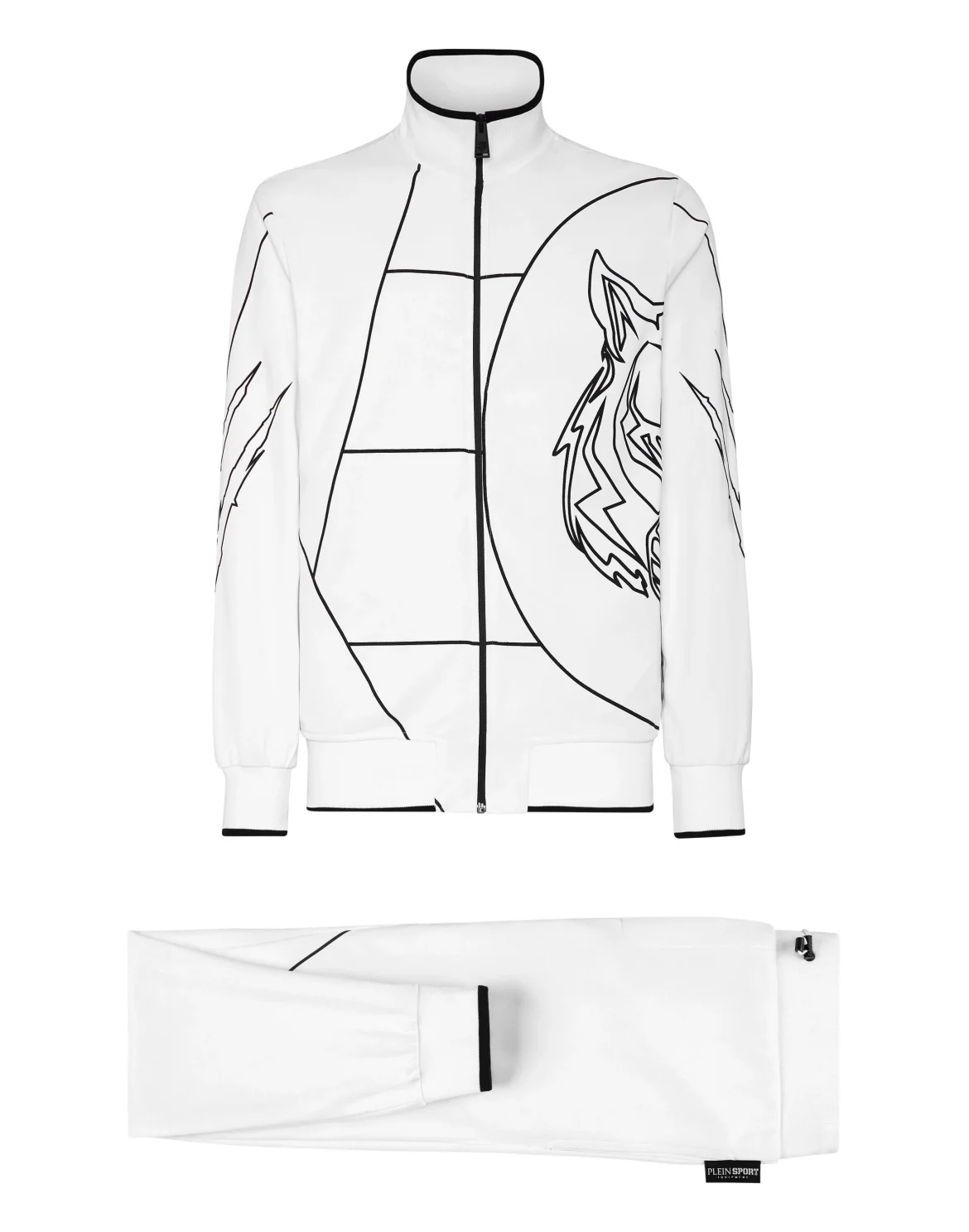 Jogging Tracksuit: Top/Trousers Tiger Court Edition, цвет: Белый