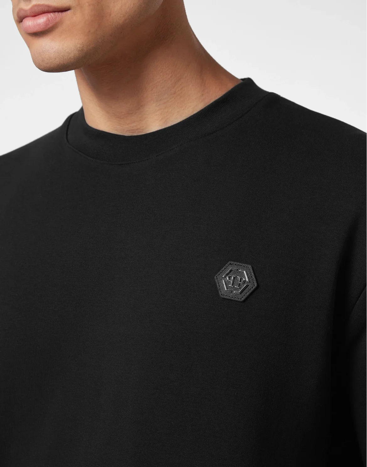 Sweatshirt LS Hexagon, цвет: Черный