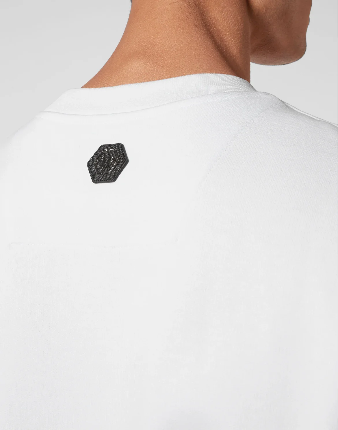 Sweatshirt LS Skull and Plein, цвет: Белый