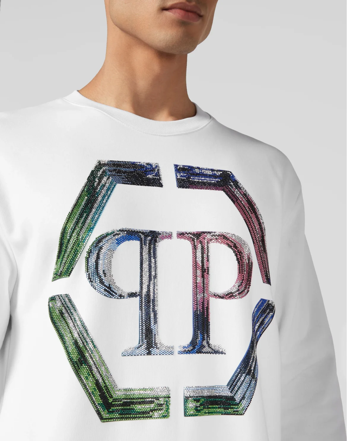 Sweatshirt LS PP Glass, цвет: Белый