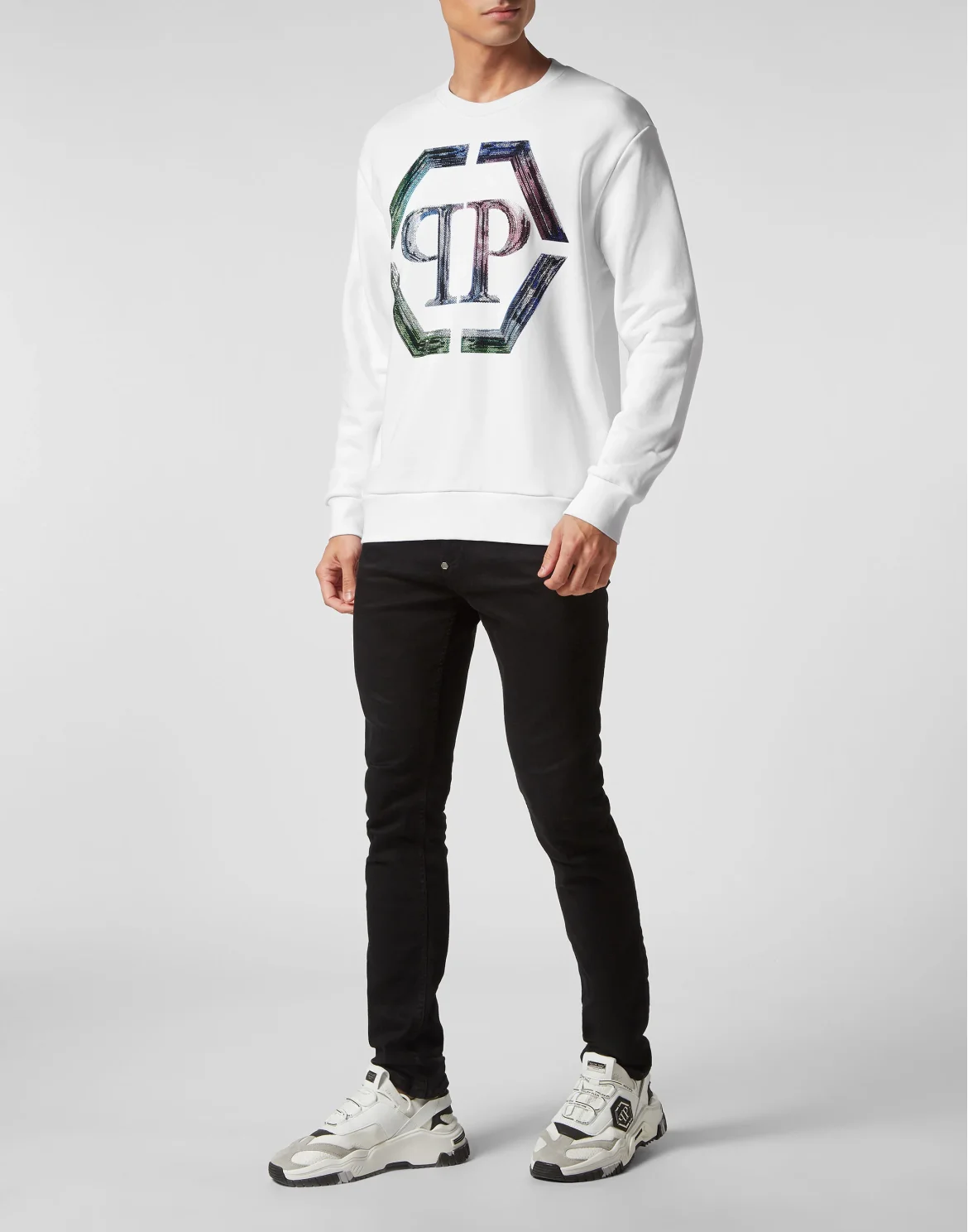 Sweatshirt LS PP Glass, цвет: Белый