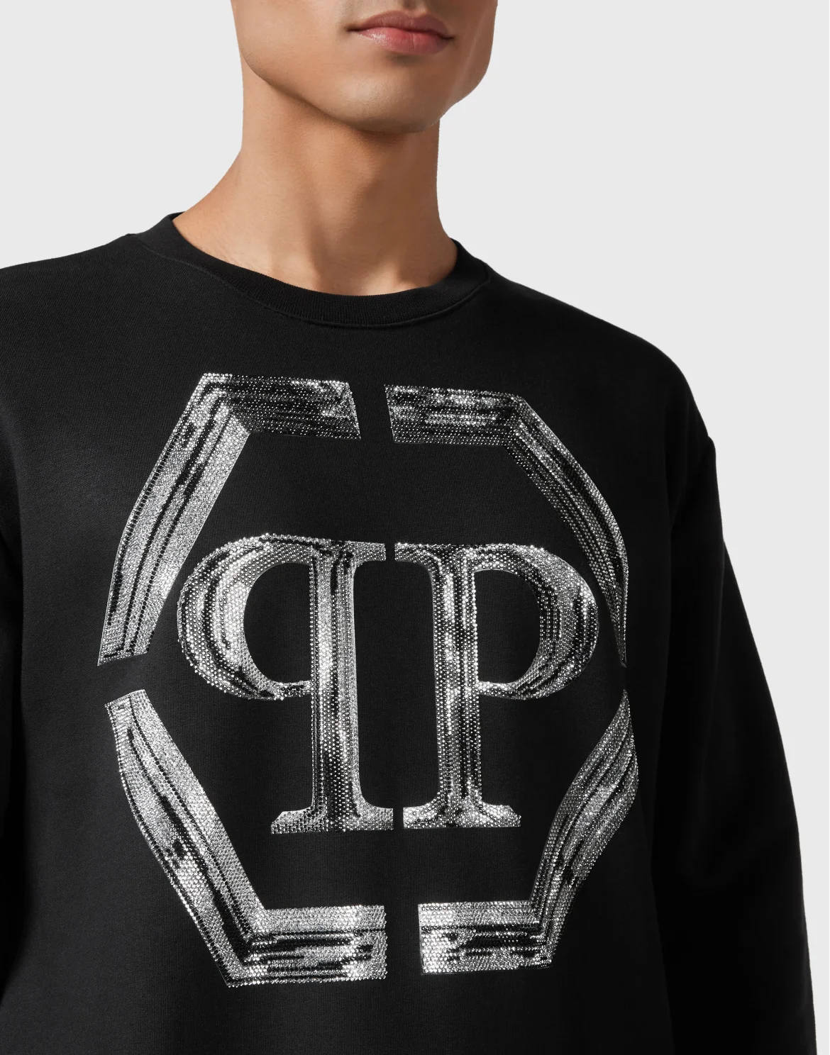 Sweatshirt LS PP Glass, цвет: Черный