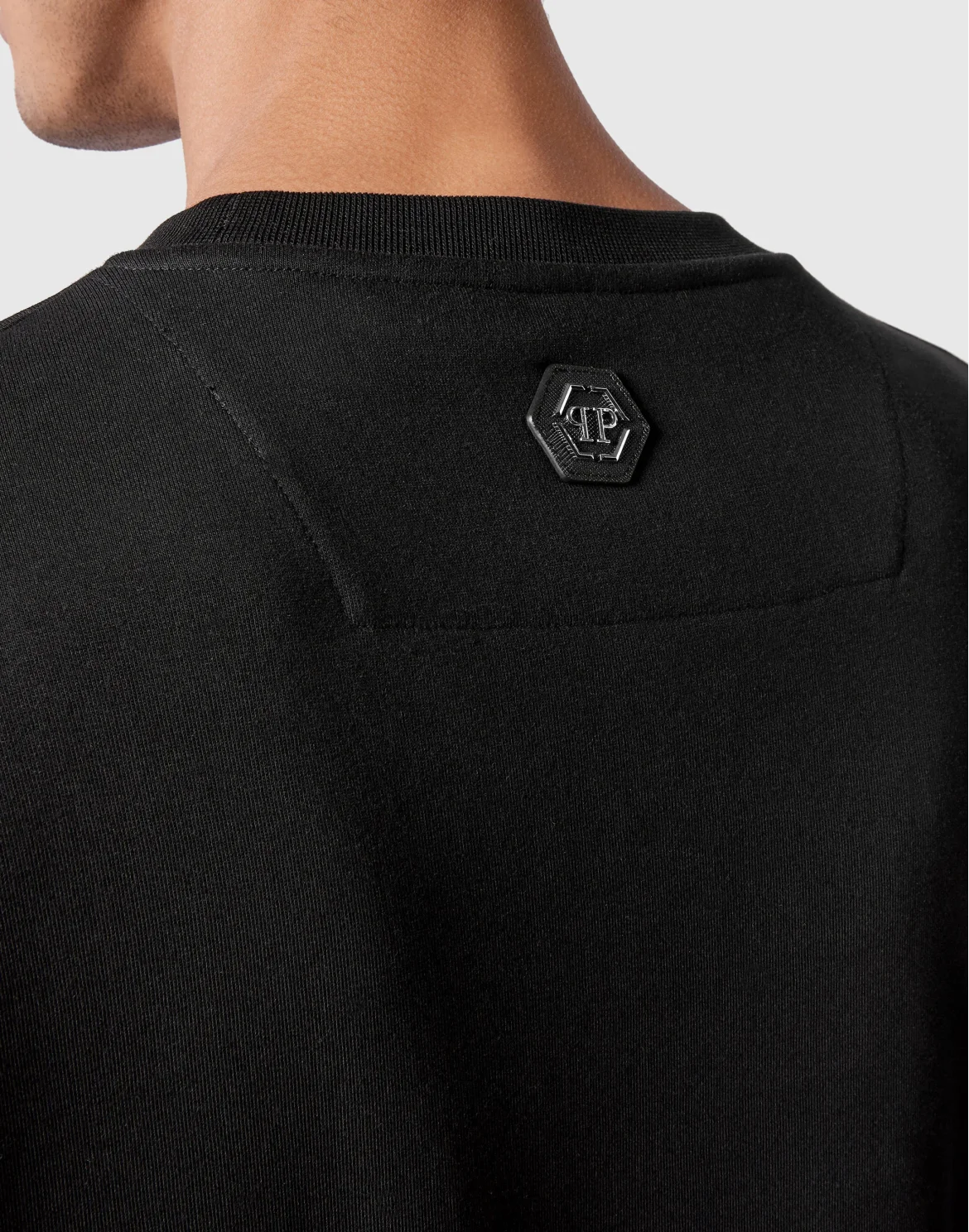 Sweatshirt LS Skull and Plein, цвет: Черный
