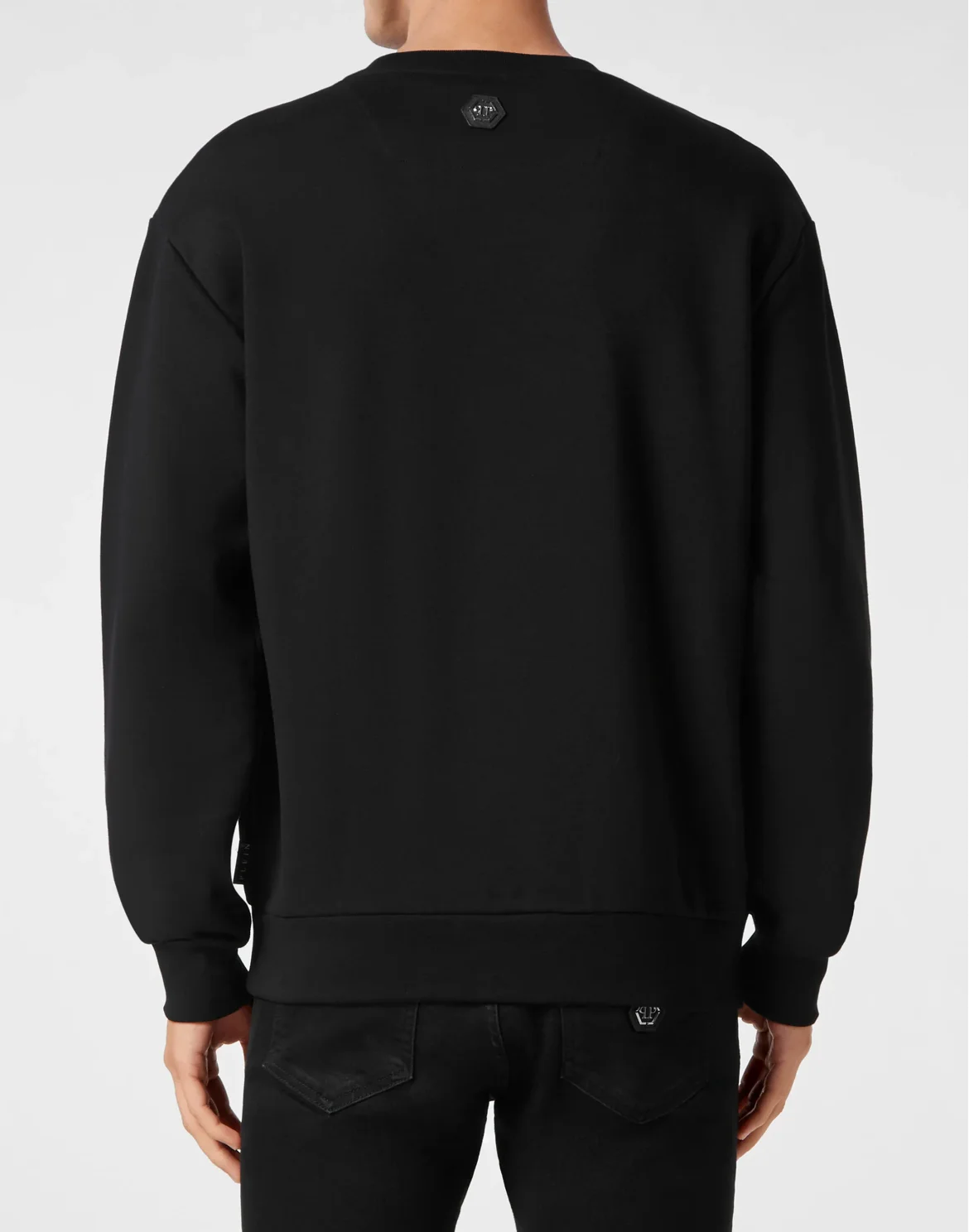 Sweatshirt LS Skull and Plein, цвет: Черный