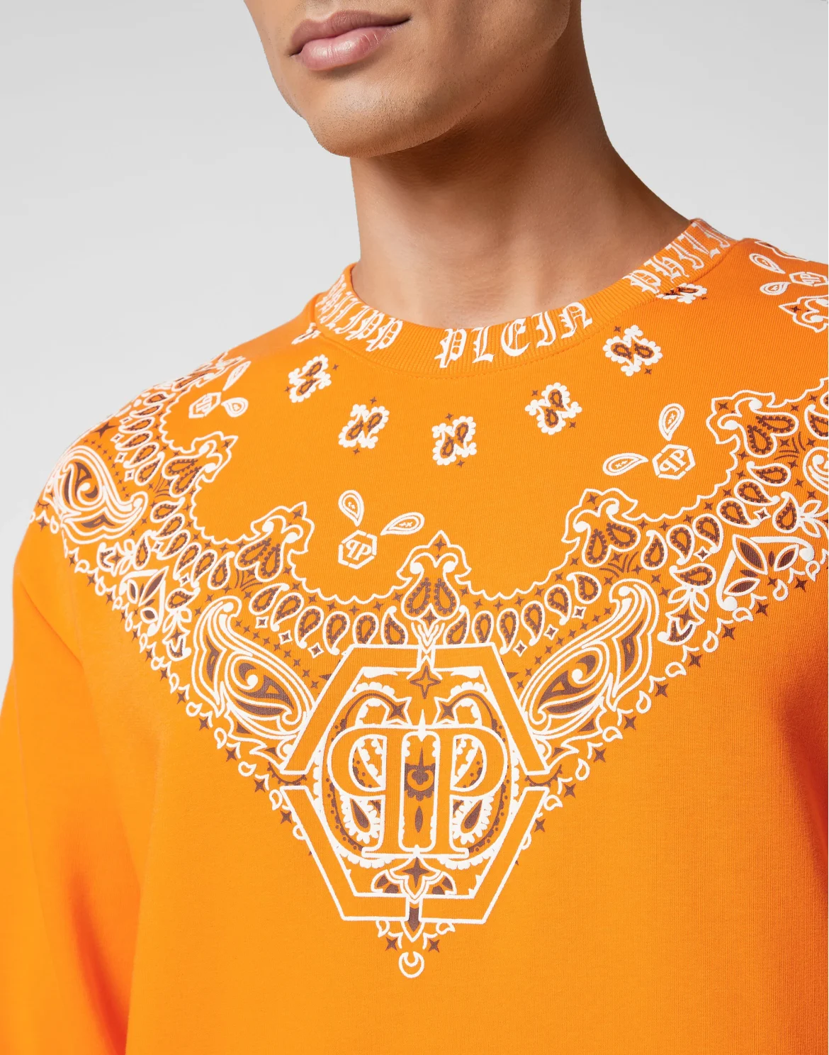 Sweatshirt LS Paisley Bandana, цвет: Оранжевый